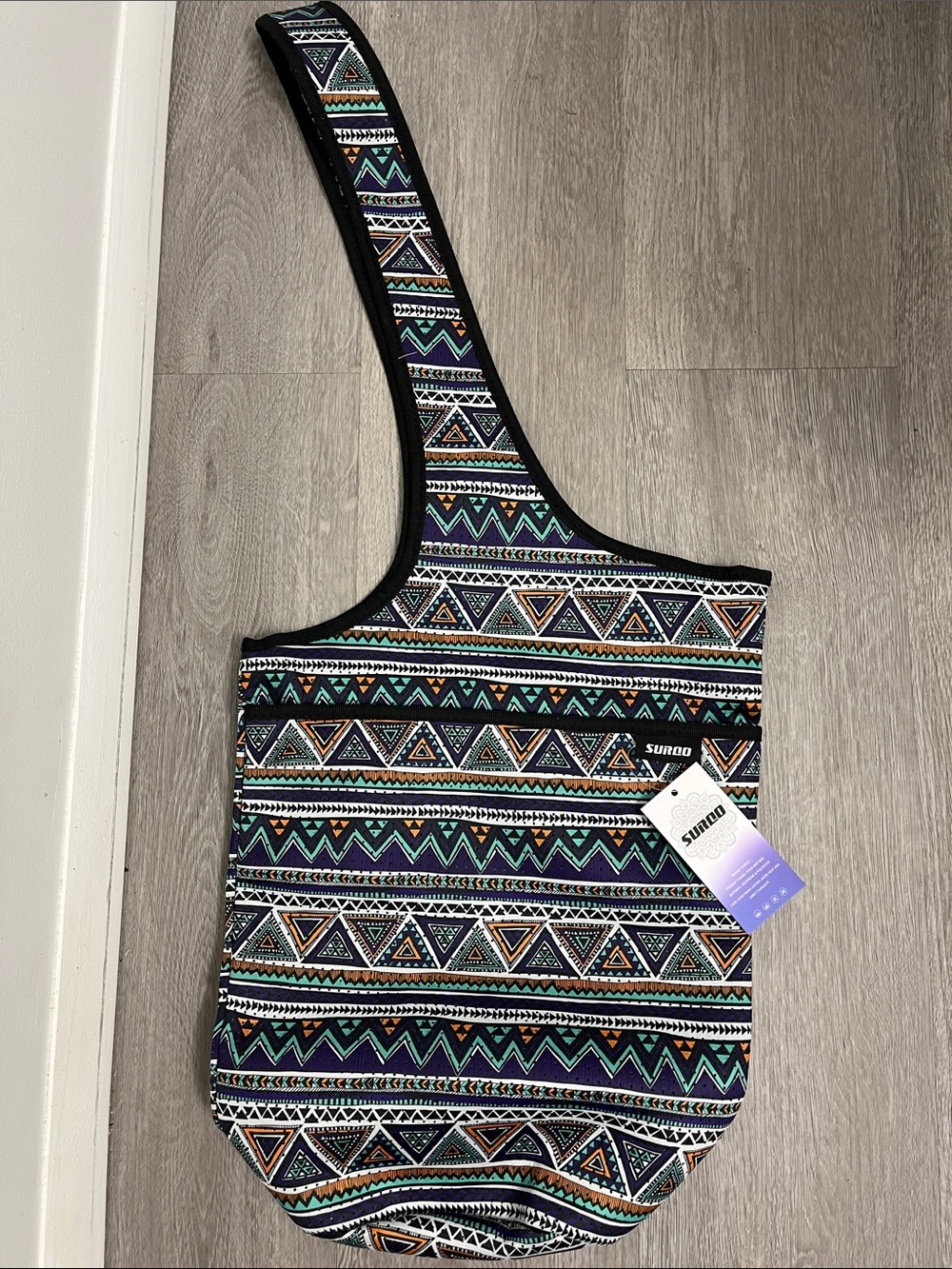 SURQO yoga mat carrying bag neoprene new